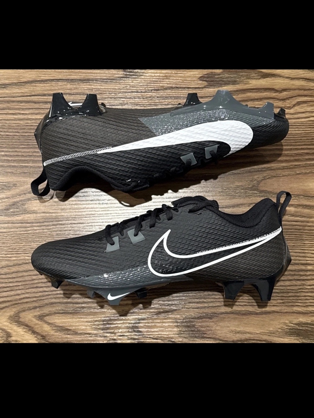 Size 13 Nike Vapor Edge Speed 360 2 Black Smoke Grey Football Cleat FN7764-001
